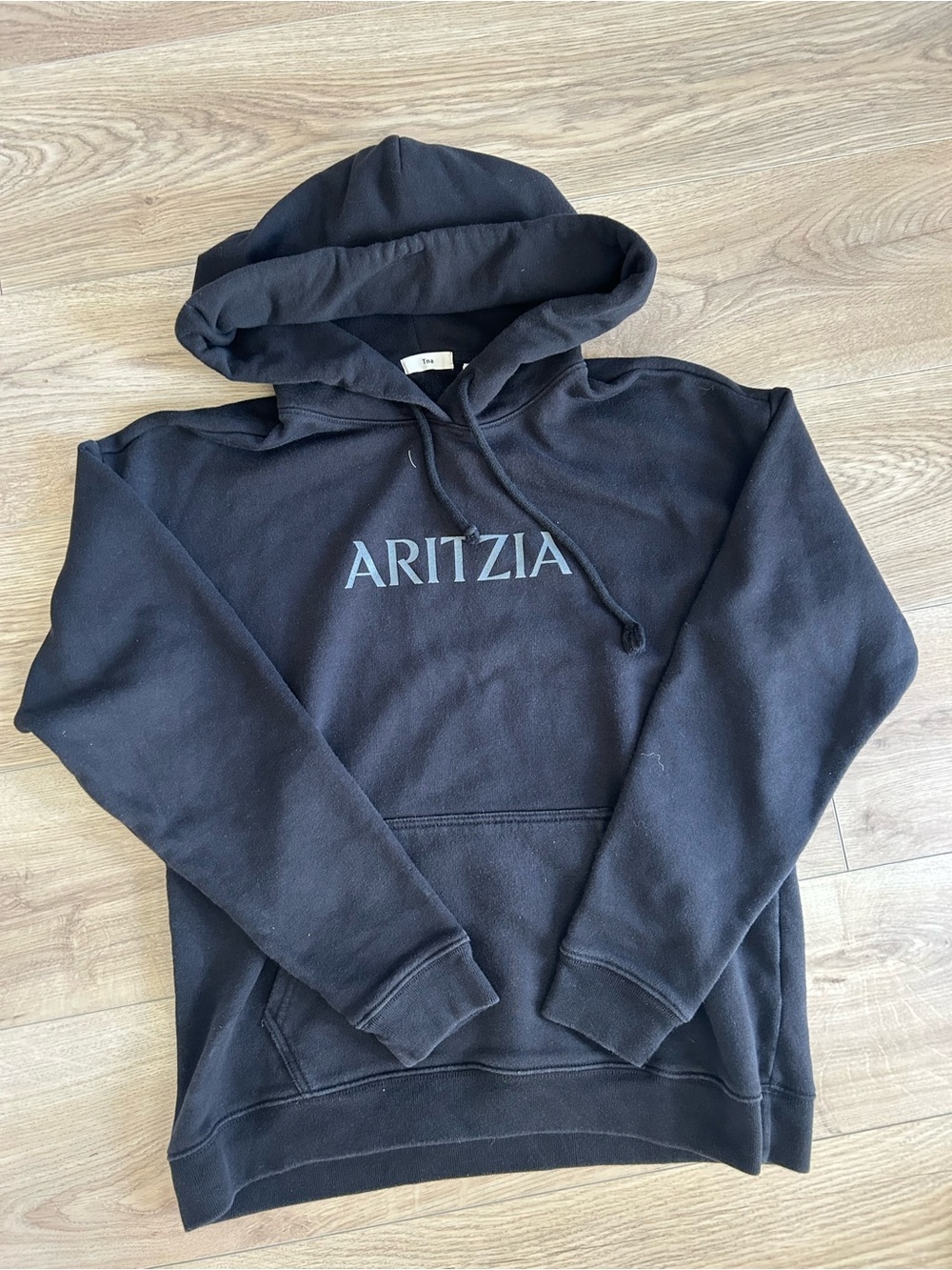 Aritzia Black Logo Hoodie